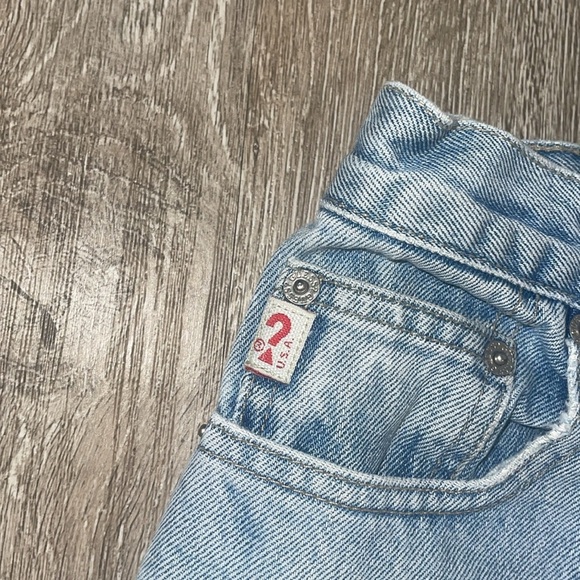 Vintage guess denim jeans size 26 button fly made in USA straight leg - Picture 2 of 6
